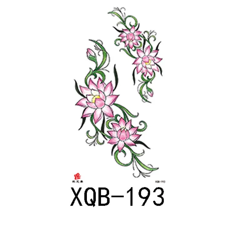 Small full arm waterproof tattoo stickers fierce wolf head animal arm lasting European and American tattoo stickers