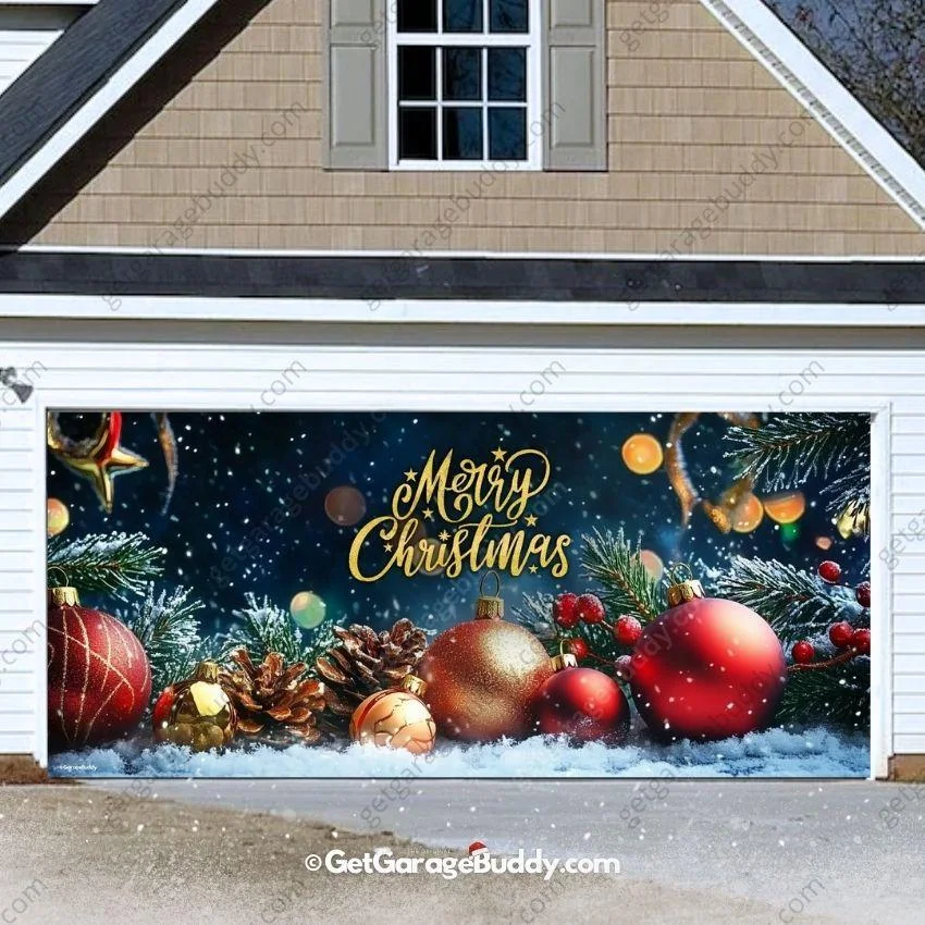 Merry Christmas | Christmas Garage Door Cover