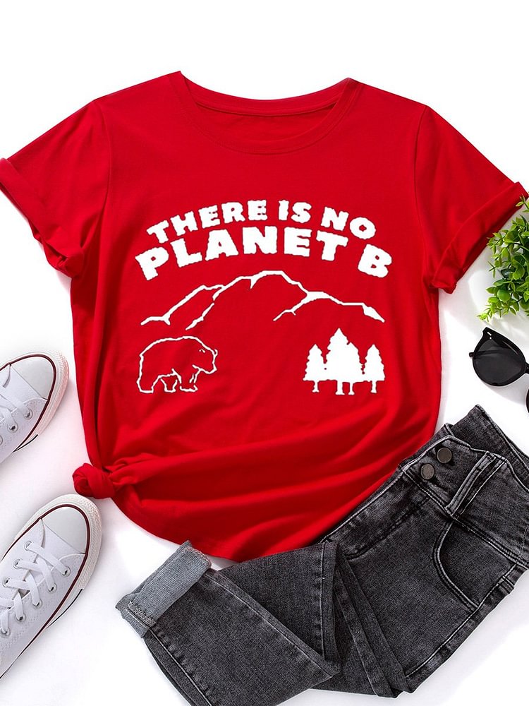Bestdealfriday There Is Not Planet B Women's T-Shirt