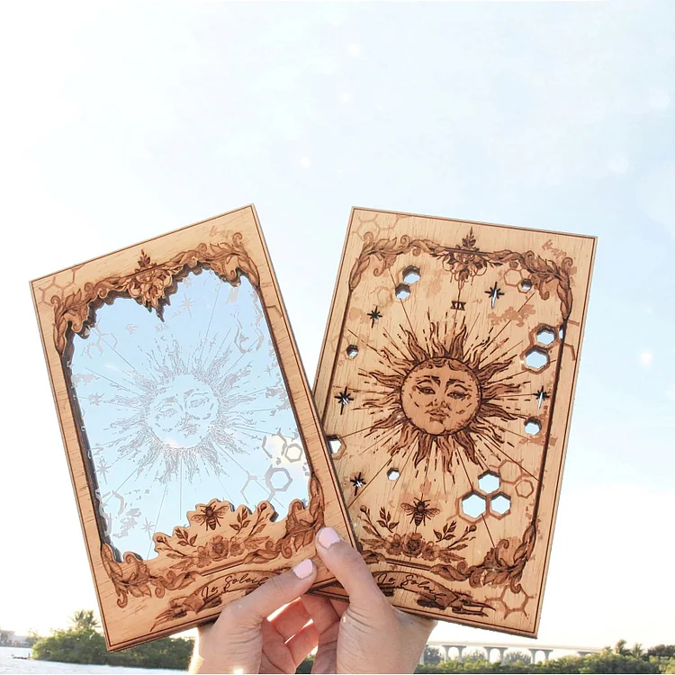 The Sun Tarot Card Mirrors