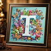 Butterfly Flower T 5D Partial Drill DIY Diamond Painting Kit 30*30cm