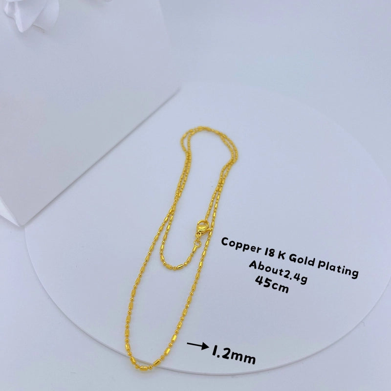 10 PCS/Package Copper Ball Chain 45cm Jewelry Accessories Chain