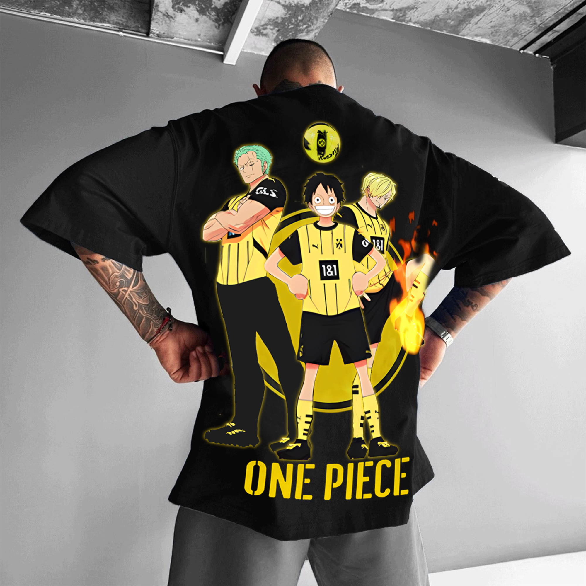  Anime-Inspired Football Jersey T-Shirt for Fans