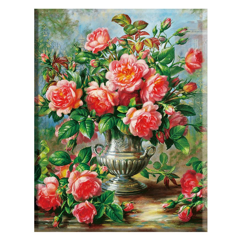 

Bunch Flowers - 14CT Counted Cross Stitch - 46*56CM, 501 Original