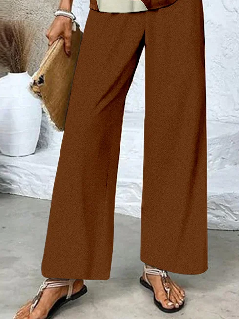 Women's Sleeveless Square Collar Graphic Printed Casual Set