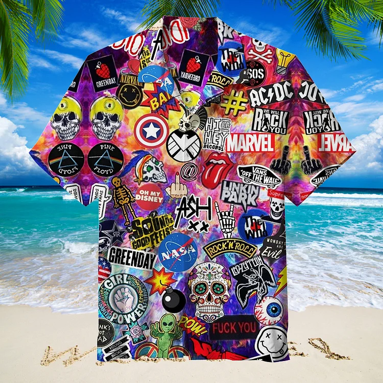 Punk Rock |Unisex Hawaiian Shirt