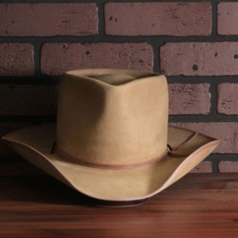 Frontier Heritage Wool Felt Cowboy Hat &ndash; Classic Western Ranch Style