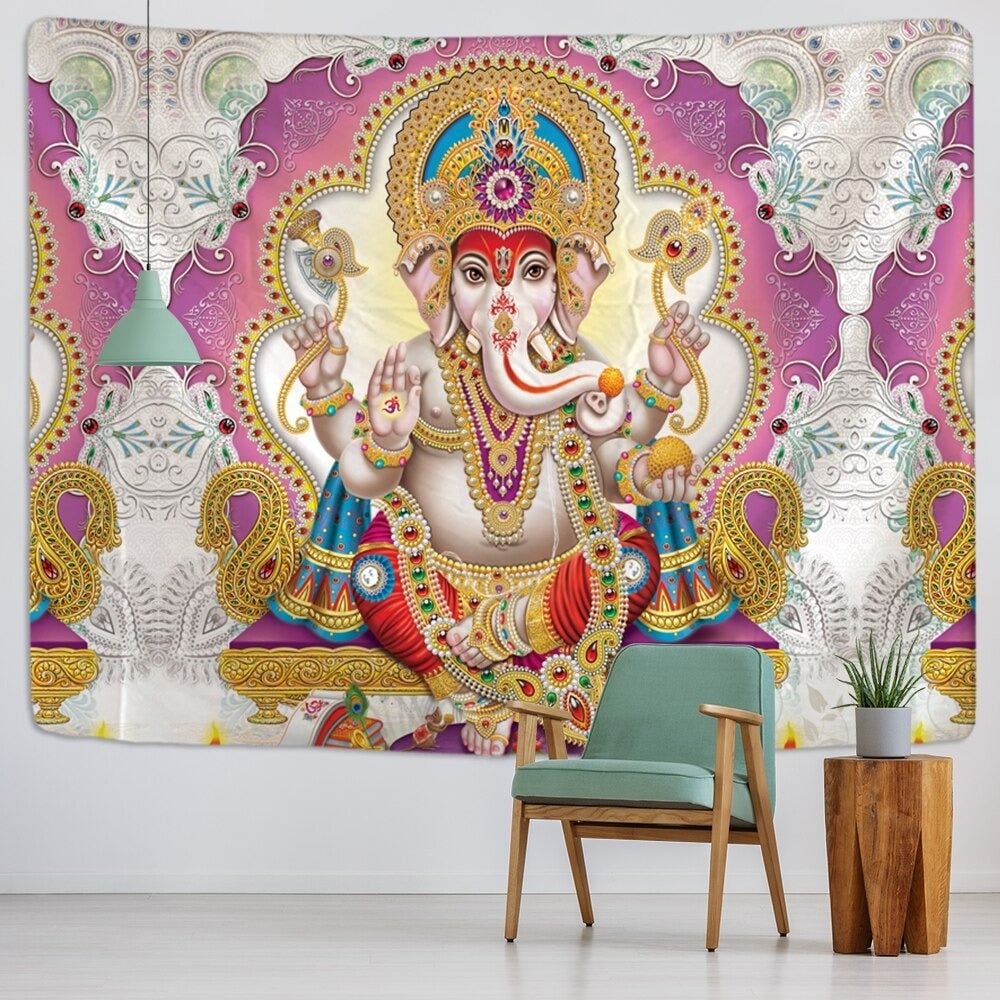 God Image Mandala Sun And Moon Tapestry Art Wall Hanging Hippie Wall Rugs Dorm Decor Blanket Home Decor TapestryTarot Sun Moon