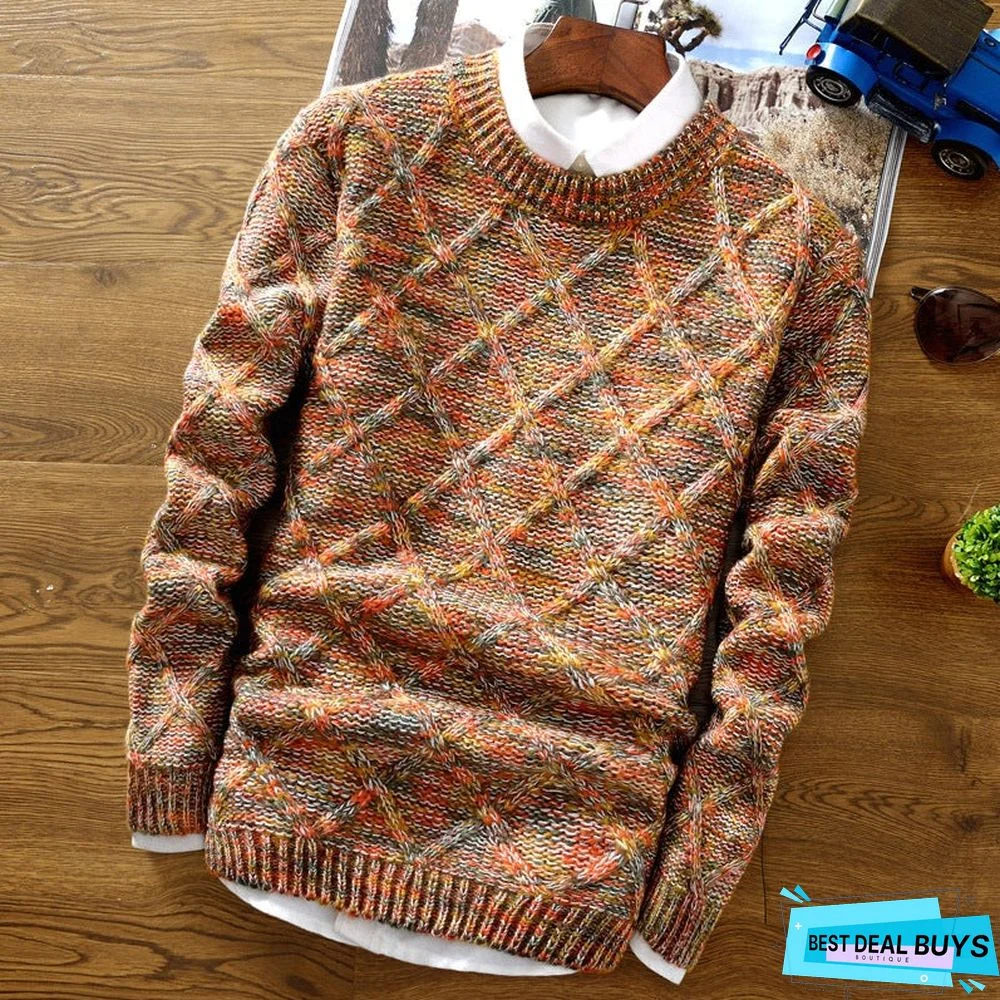 Turtleneck Slim Men's Sweater