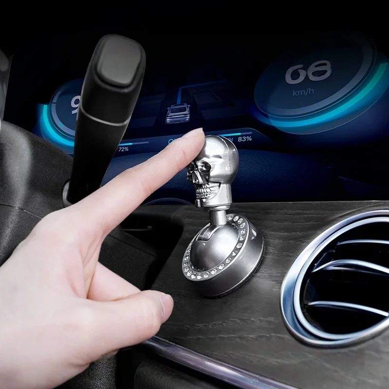 Skull car keyless start lever