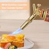 Blow Torch Lighter Brass with Adjustable Flame for BBQ Baking Brulee Creme Craft