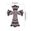 DIY Diamond Painting Special Shape Drills Cross Decoration Pendant Kit