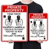 Shooting Warnings - Metal Tin Signs(8*12Inch/12*16Inch)
