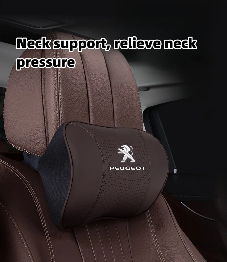 🔥Hot sale🔥Car leather lumbar headrest set