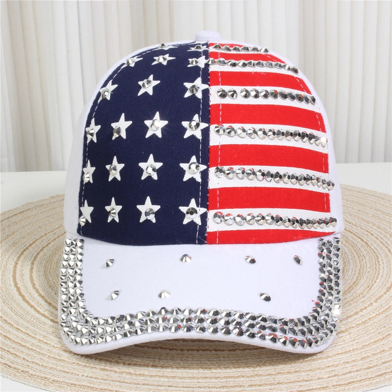 Unisex Streetwear Pentagram Letter Butterfly Curved Eaves Baseball Cap