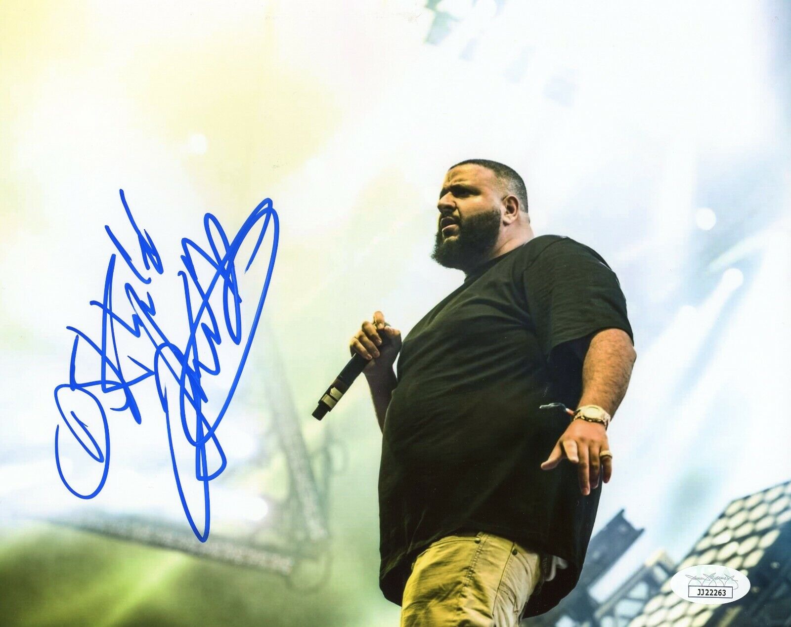 DJ KHALED HAND SIGNED AUTOGRAPHED 8X10 HIP HOP RAP MUSIC Photo Poster painting WITH JSA COA 2