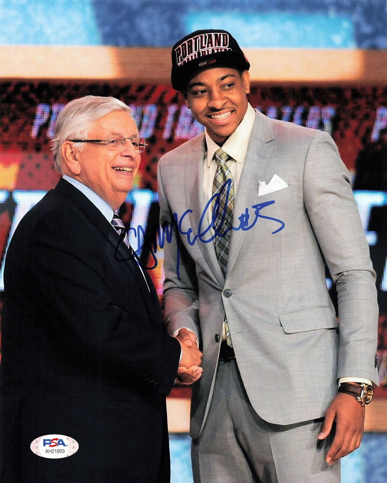 CJ McCollum signed 8x10 Photo Poster painting PSA/DNA Portland Trailblazers Autographed