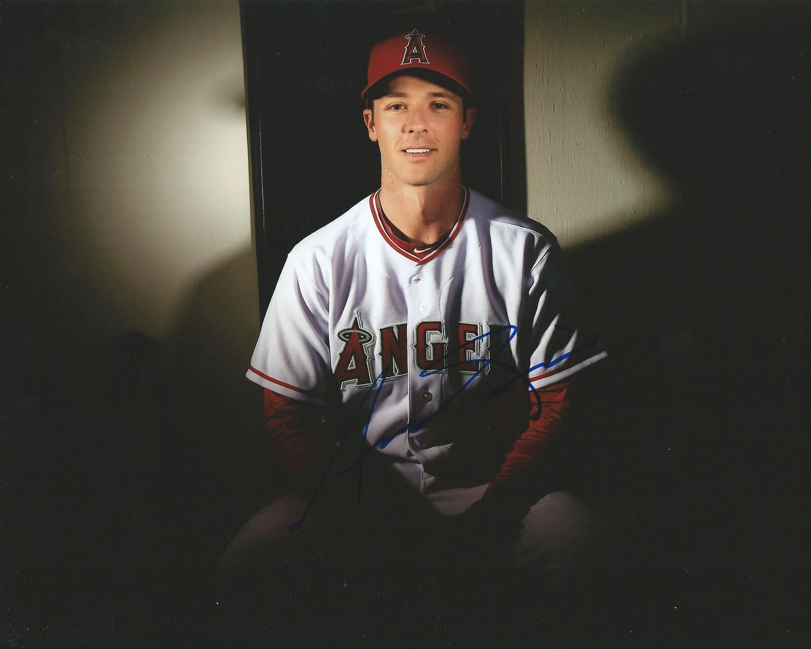 **GFA Los Angeles Angels *ANDREW ROMINE* Signed 8x10 Photo Poster painting A2 COA**