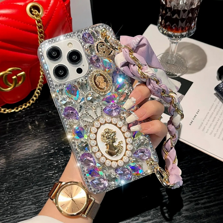 Luxurious Elegant Silk Scarf Phone Case
