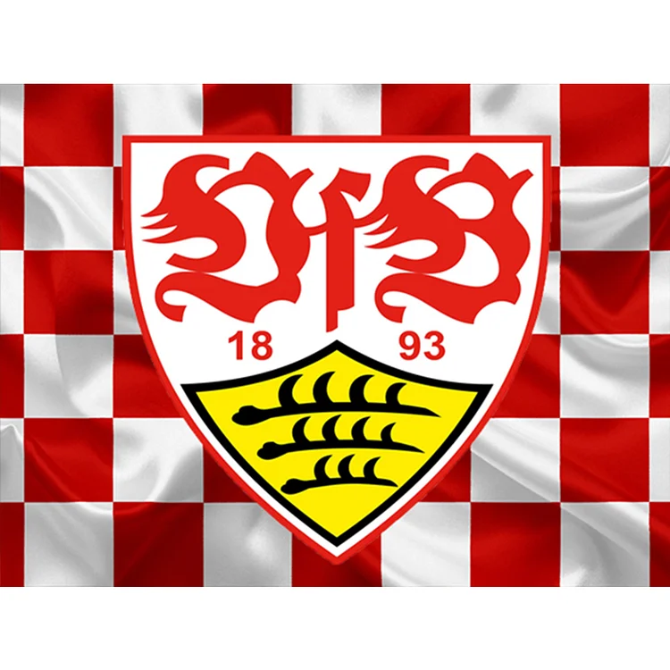 Stuttgart FC Logo  - Full Round - Diamond Painting(40*30cm)