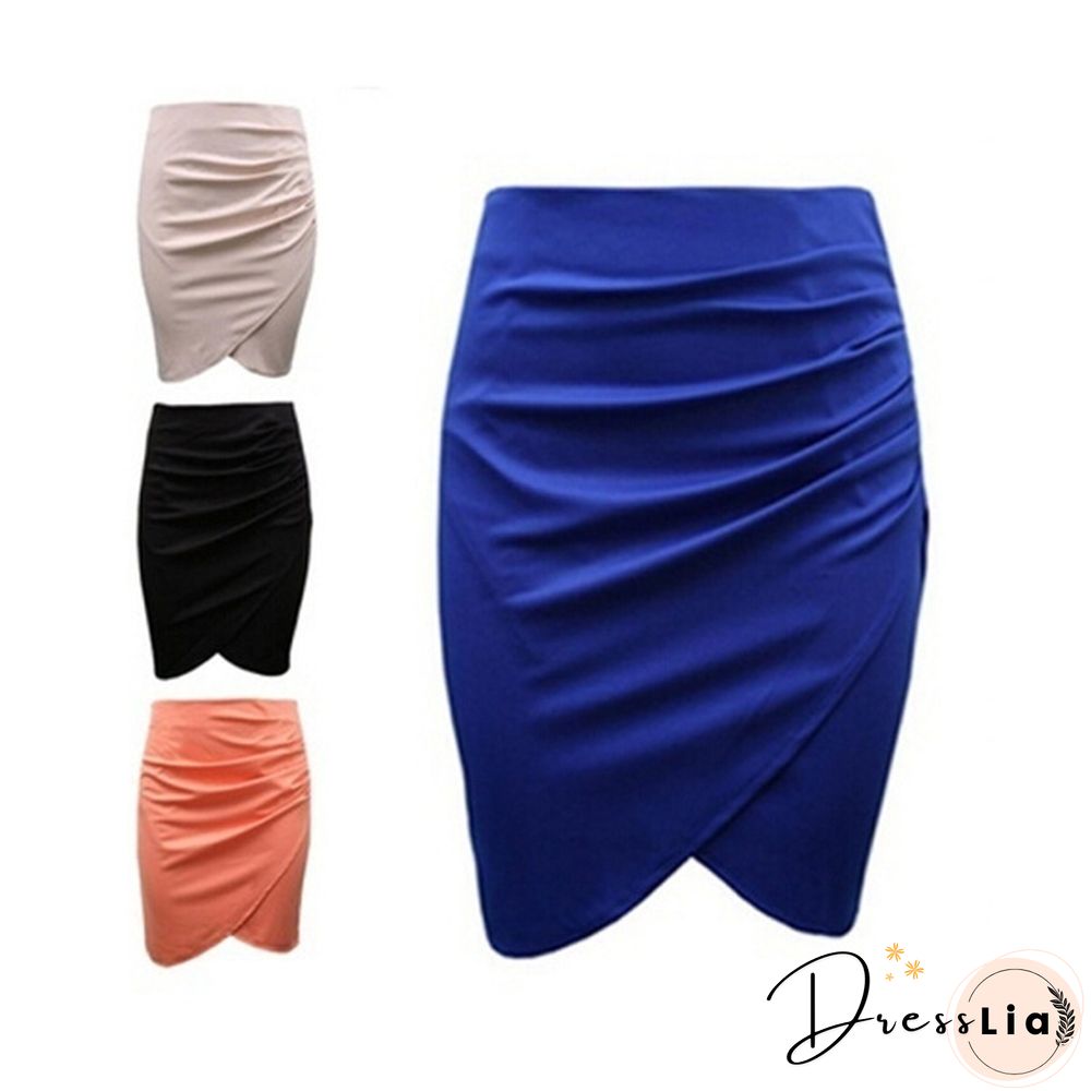 Women's Business Suit Pencil Skirt Summer Ol Skirts For Women Knee Length Step Skirt