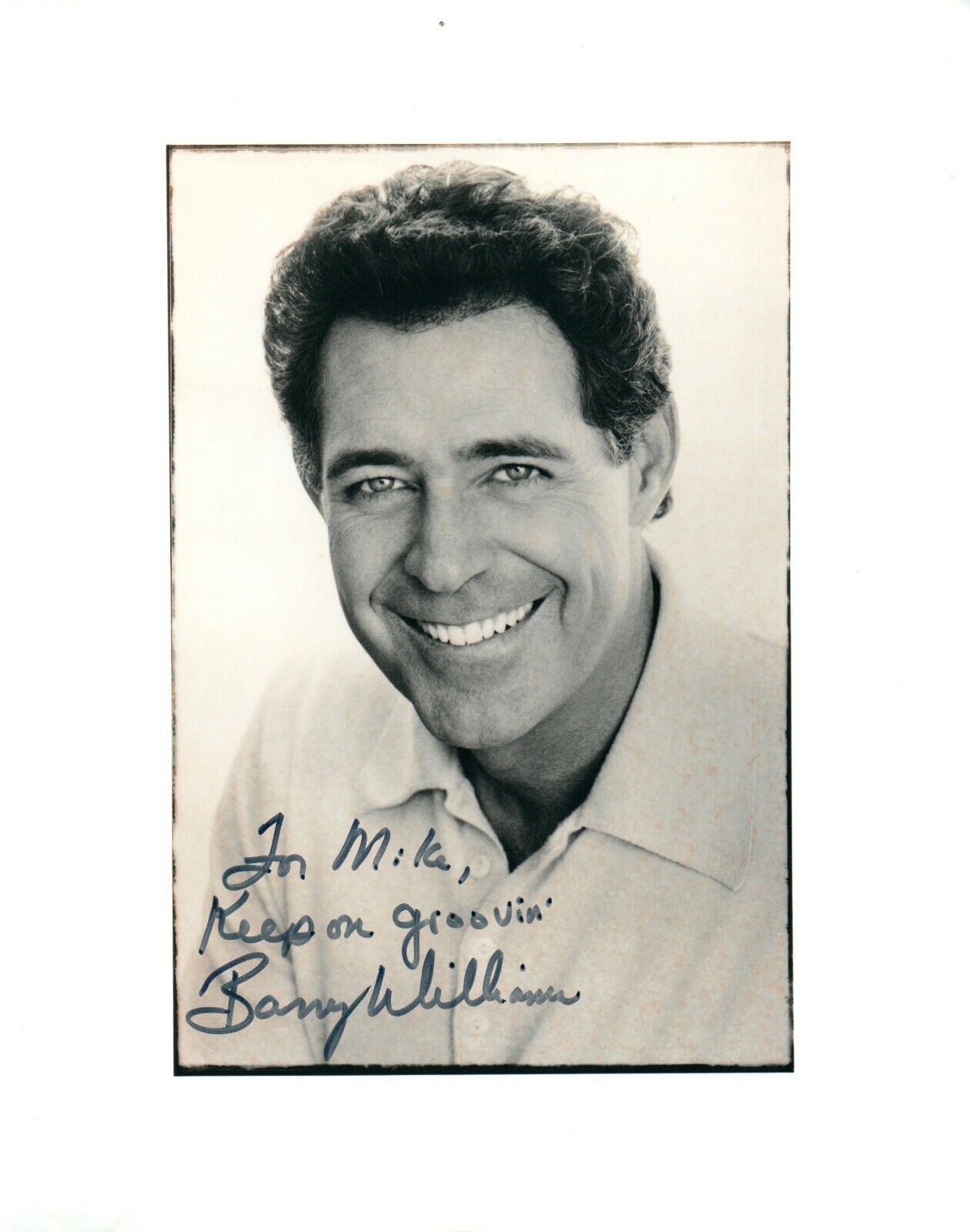 Barry Williams The Brady Bunch Actor Hand Signed Autograph 8x10 Photo Poster painting