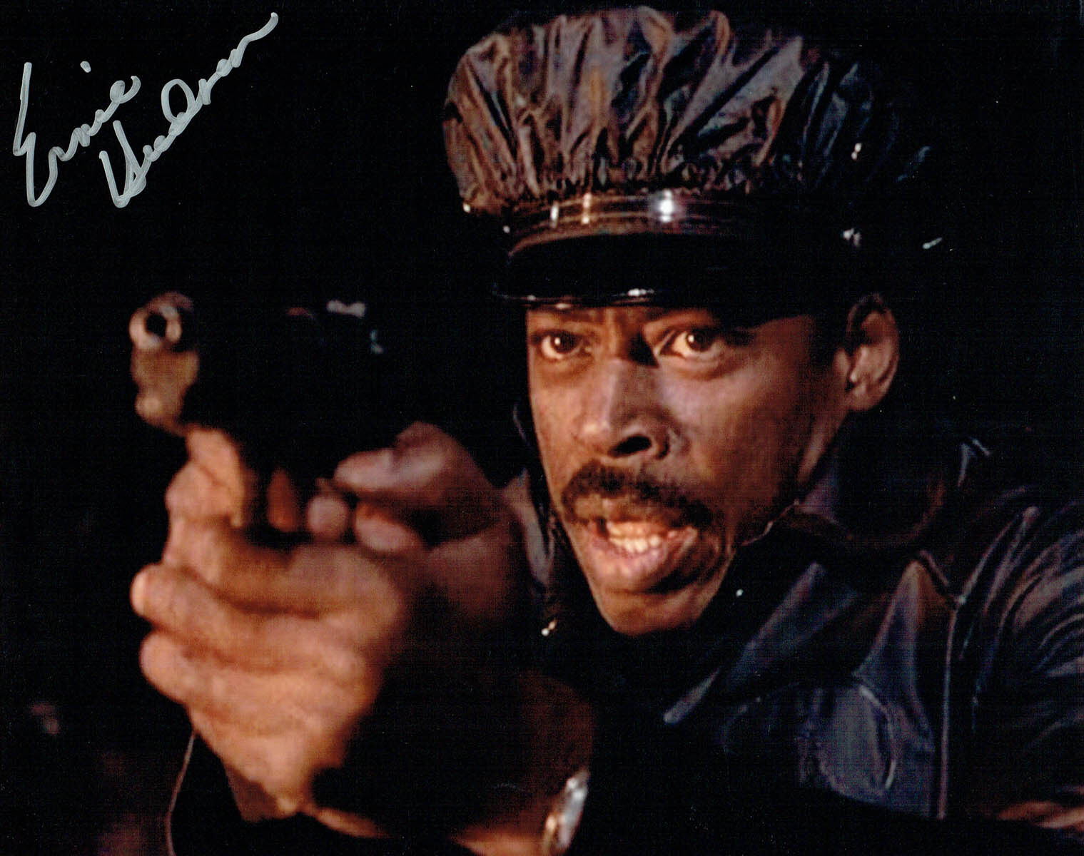 Earnie HUDSON SIGNED Autograph Photo Poster painting AFTAL COA The Crow Sergeant Albrecht