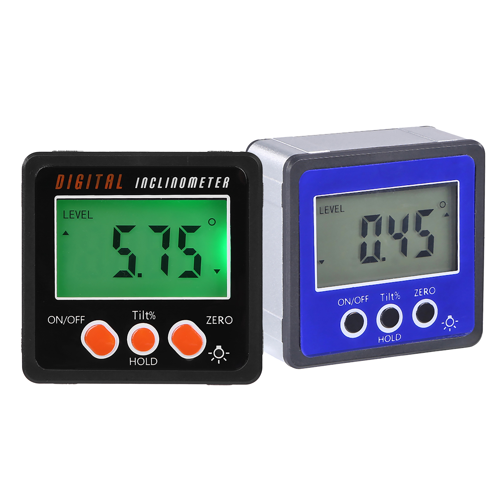 

Digital Level Angle Gauge LCD Magnetic Backlight Protractor Inclinometer, Black, 501 Original