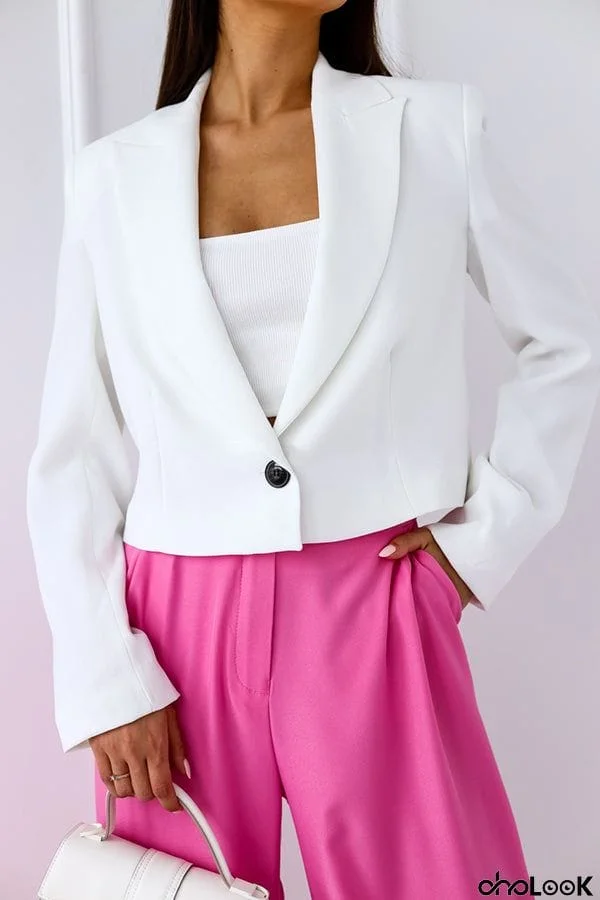 Leave Together Cropped Blazer