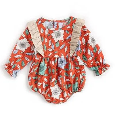 Infants Cowboy Rompers Baby Bodysuit Long Sleeve Cute Pure Color Romper New 2019 Autumn Winter Girls Baby Girl Clothes Jumpsuit