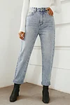 Wilshire Acid Wash High Waisted Jeans