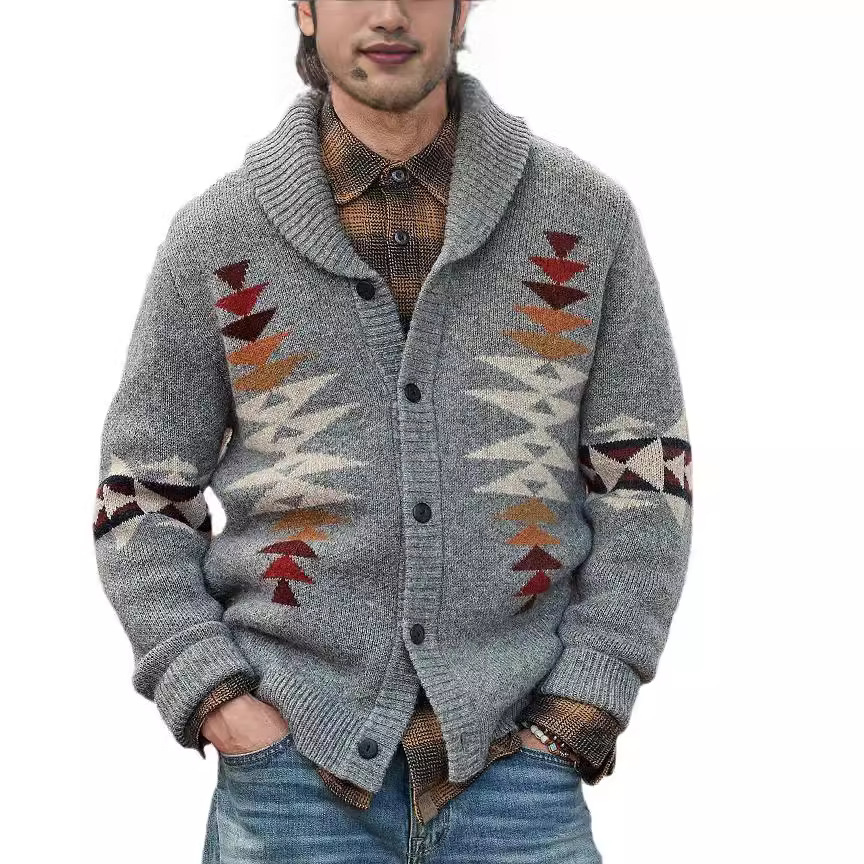 Men's Vintage Resort Knitted Cardigan