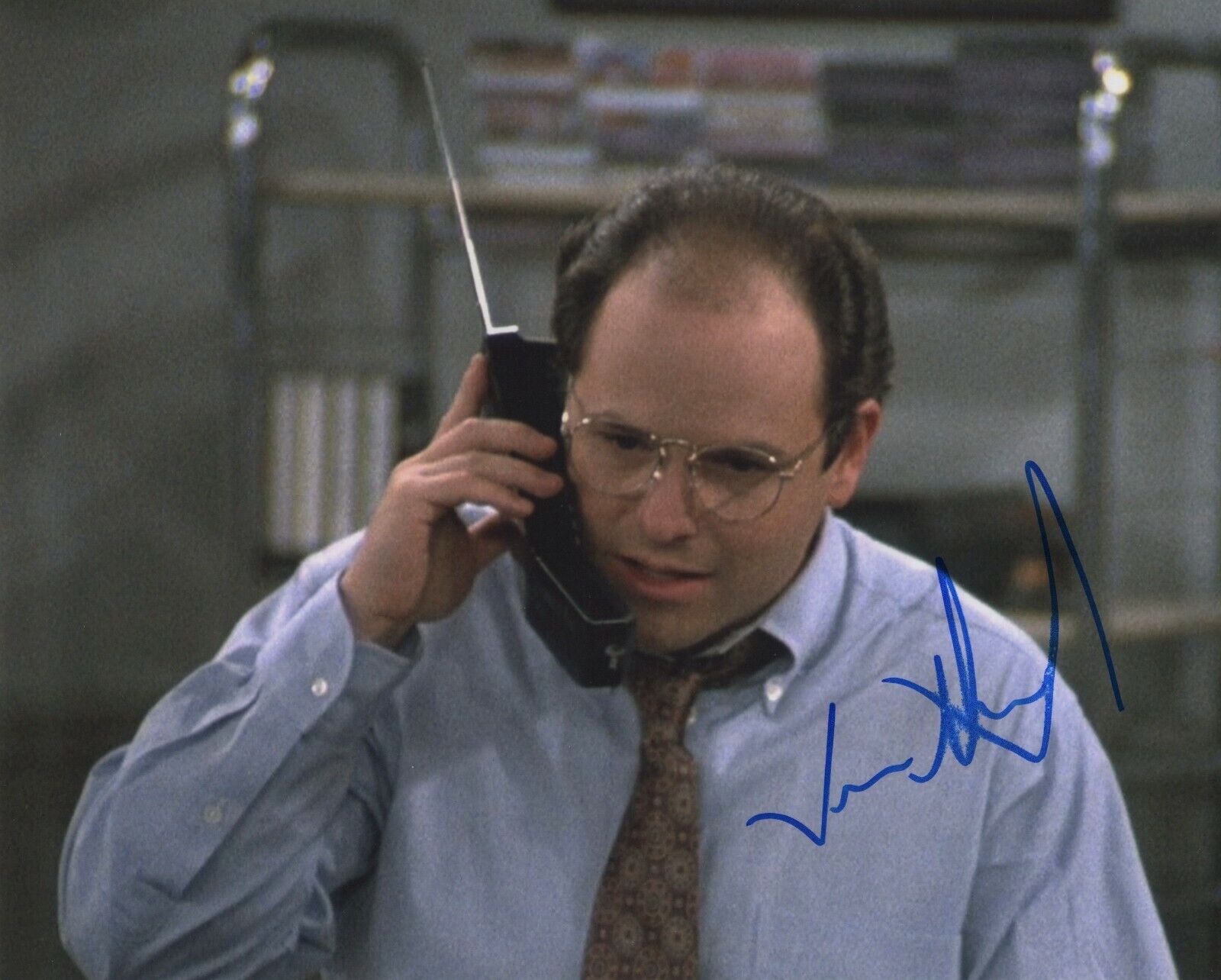 JASON ALEXANDER SIGNED AUTOGRAPH GEORGE SEINFELD 8X10 Photo Poster painting