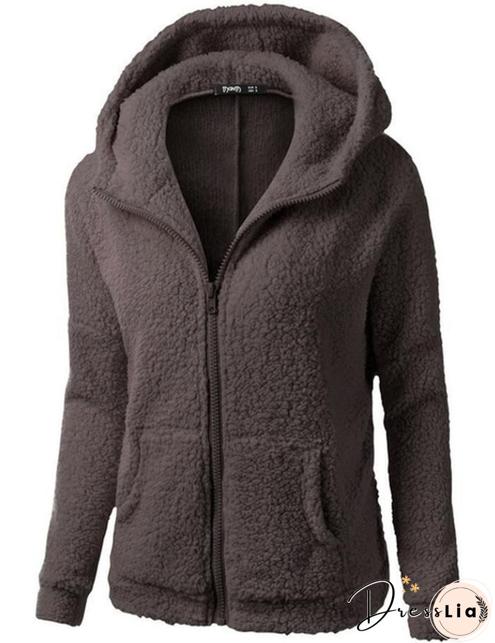 Woman Clothes Warm Autumn Winter Thicken Fleece Coat Zip Up Hooded Slim Parka Jacket Overcoat Woman Hoodie Plus SizeS-5XL