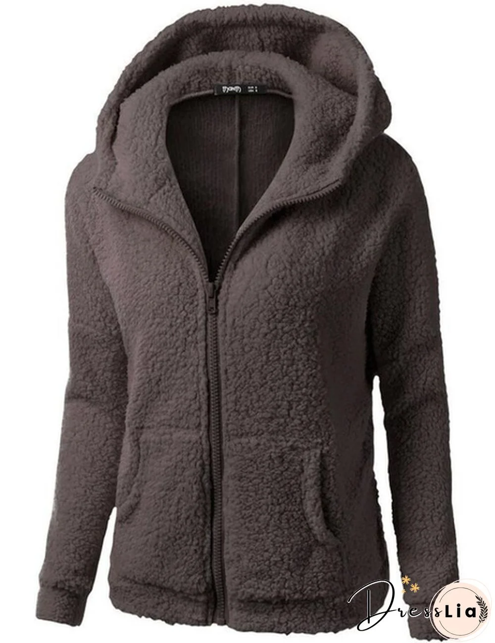 Woman Clothes Warm Autumn Winter Thicken Fleece Coat Zip Up Hooded Slim Parka Jacket Overcoat Woman Hoodie Plus SizeS-5XL