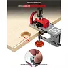 All-In-One 35mm Hinge Drilling Guide Jig, Woodworking Positioning Tool for Wardrobe & Cabinet Mounting