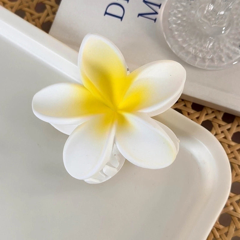 Women’s Hawaiian Vacation Tropical Flower Arylic Hair Claws