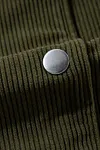 Women's Warm Corduroy Fleece Buttoned Bomber Jacket