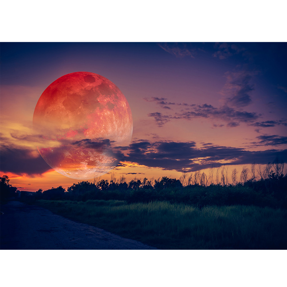 

40*30CM - Round Drill Diamond Painting - Sunrise, 501 Original