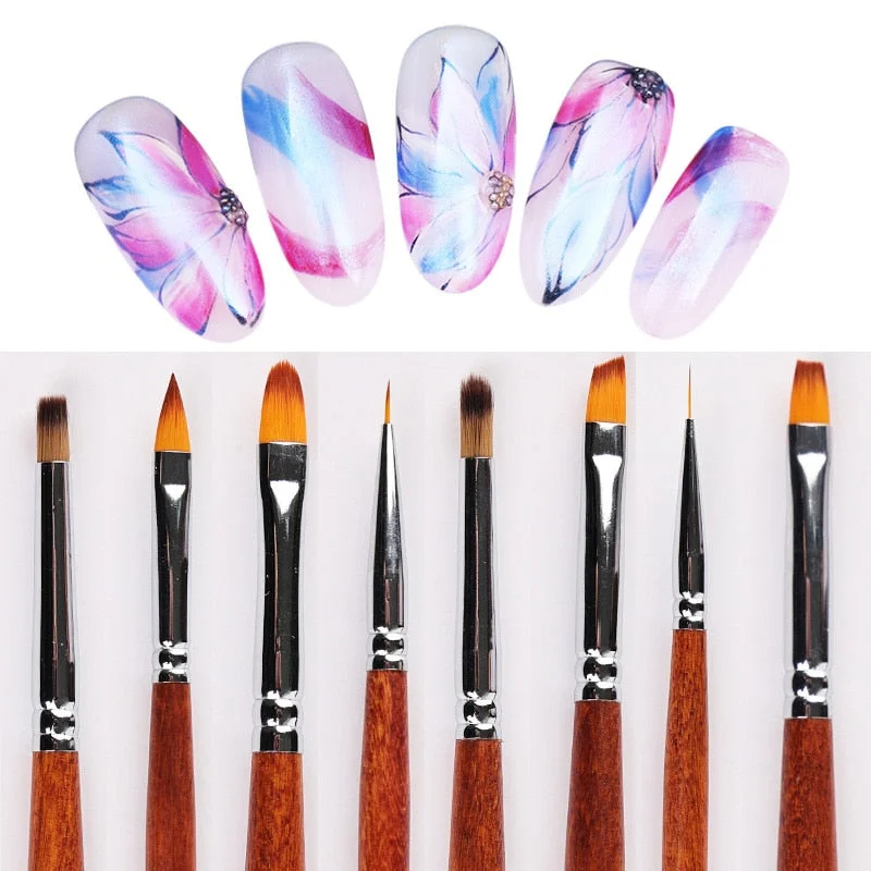 Liner Nail Art Acrylic Liquid Powder Carving UV Gel Extension extension Painting Brush Lines Liner Drawing Pen Manicuring Tools-Nail Inspo