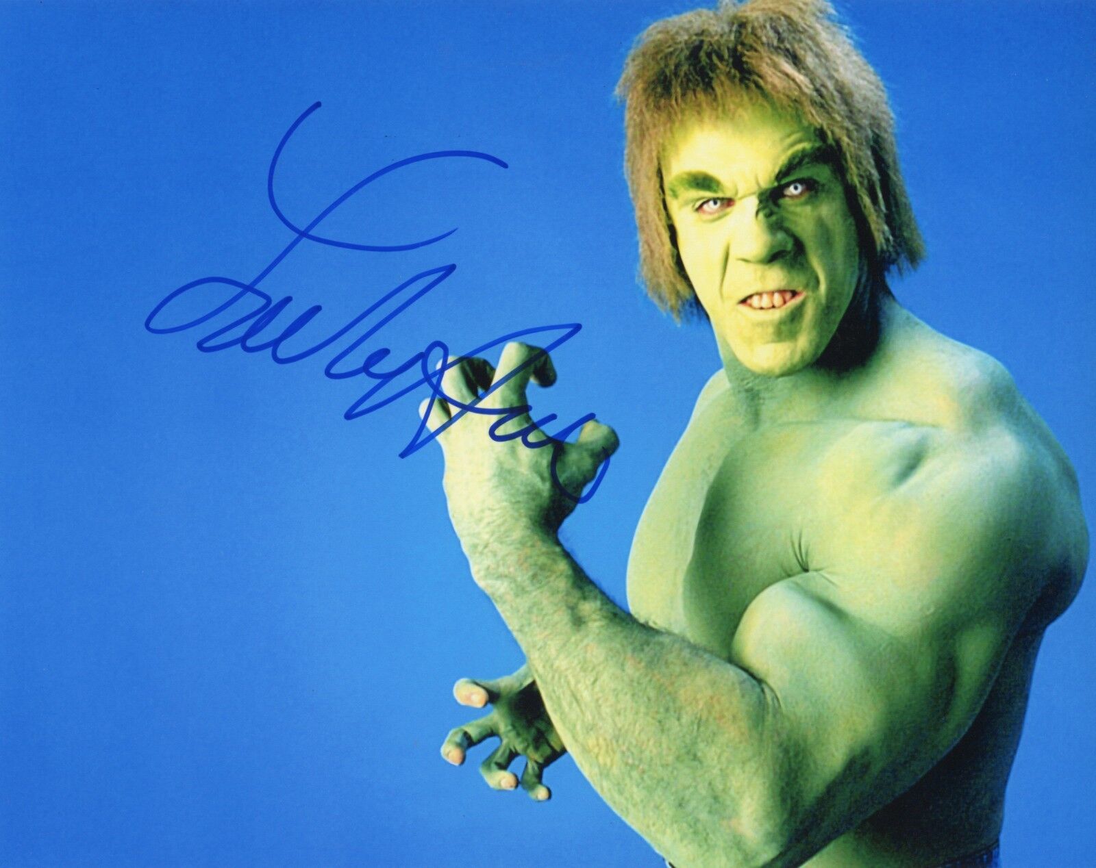 ~~ LOU FERRIGNO Authentic Hand-Signed The Incredible HULK