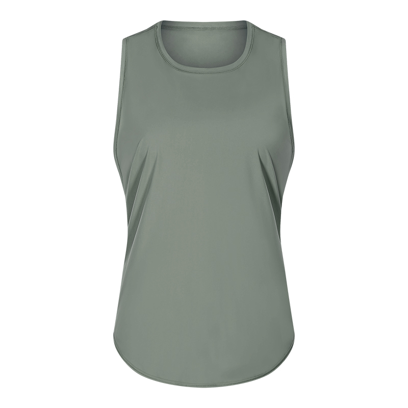 Moss green strappy workout tanks on sale