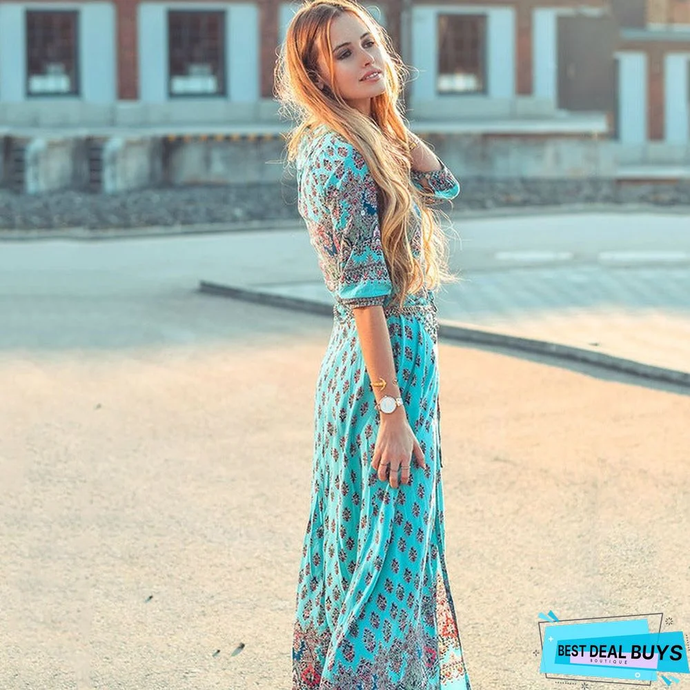 Beach Dress New Bohemian Ladies Long Dress