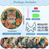 Un ensemble (8pcs) chat en bois - 5d bricolage artisanat sous-verres