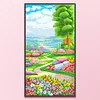 (US Local)Secret Garden -11CT Stamped Cross Stitch Kit(50x90cm)