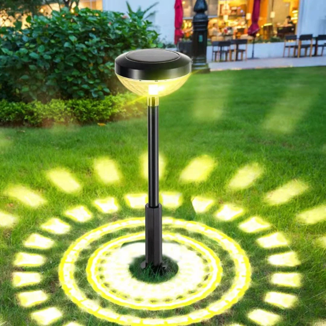 2pcs Garden Lights Solar LED Light Outdoor Waterproof RGB Color Changing Solar Pathway Lawn Lamp | IFYHOME