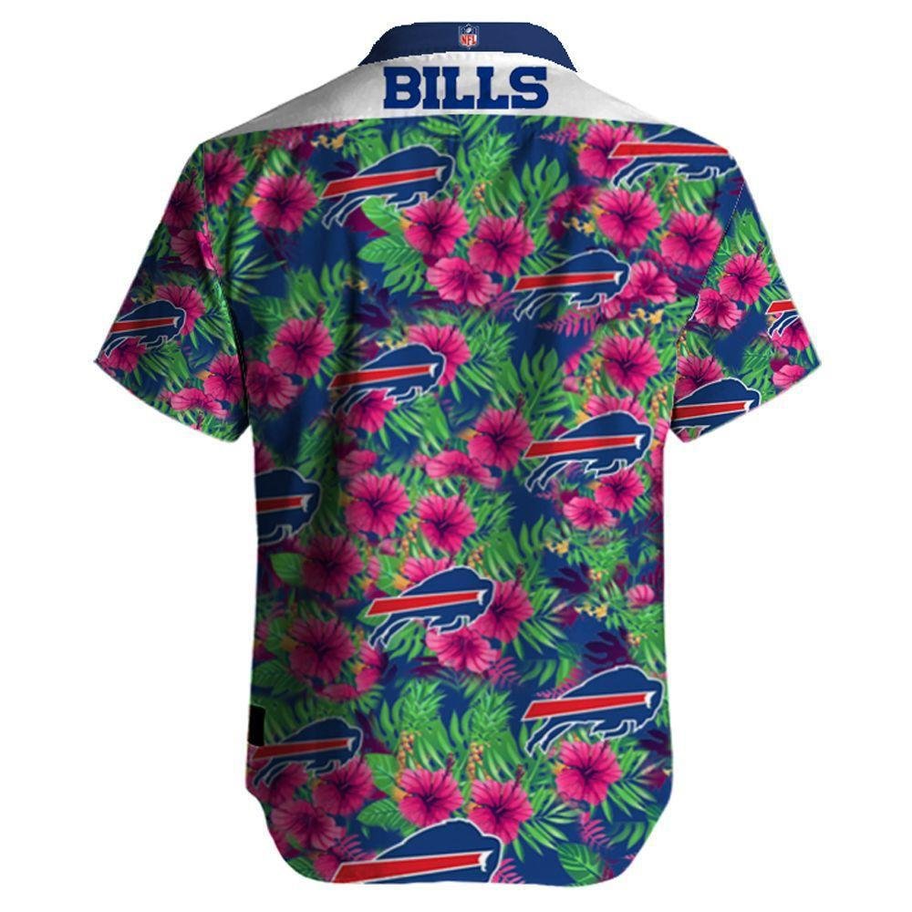 buffalo bills button up shirt