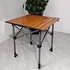 Outdoor folding chairs for camping, picnics, outdoor height-adjustable table