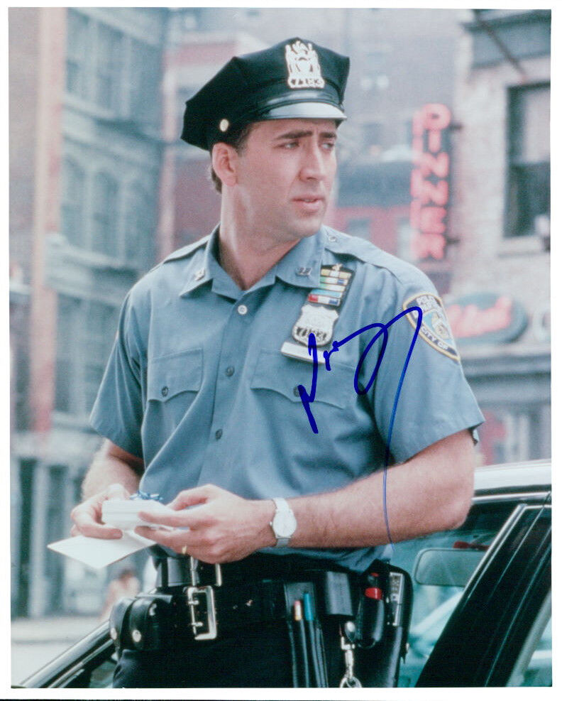 Nicholas Cage signed authentic 8x10 Photo Poster painting COA