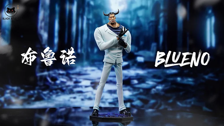 Black Studio - One Piece cp0 Blueno & Fukurou Statue(GK)-